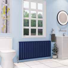 Deddington Cobalt Blue Horizontal Radiator 600mm x 1270mm